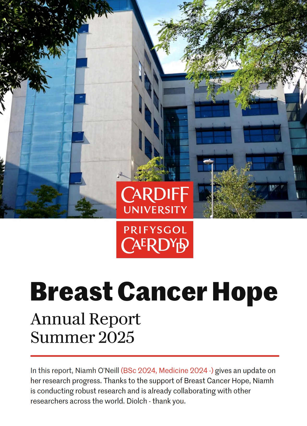 Breast Cancer Hope Report – Summer 2025